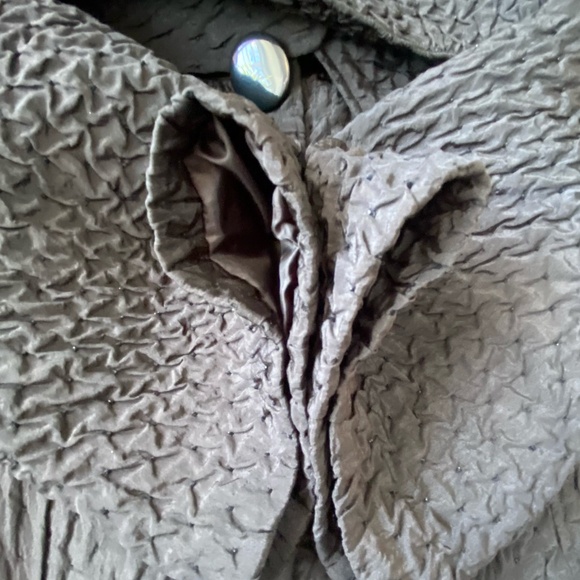 Mac & jac Black Sparkling Beads Bolero Holiday Party Lightweight Jacket- Sz-L - Picture 11 of 15